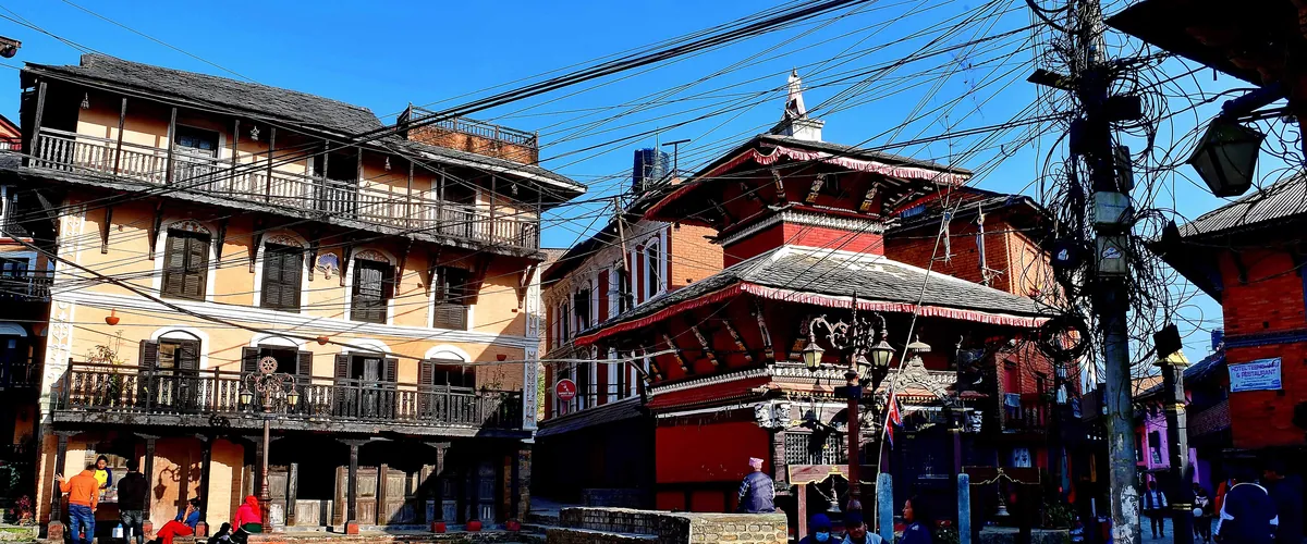 Bindhyabasini temple in the heart of the bazaar