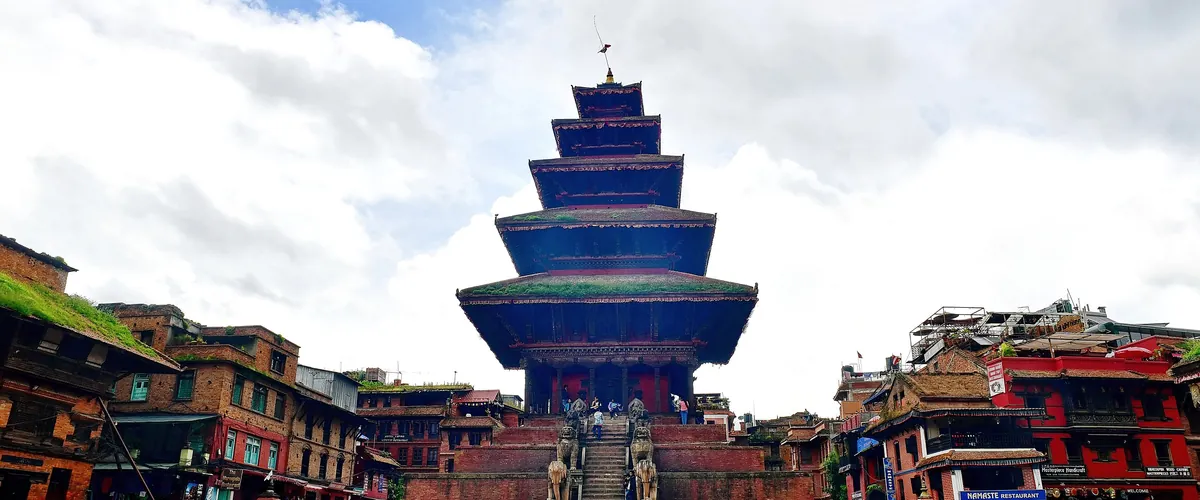 Nyatapola temple on Taumadhi Square