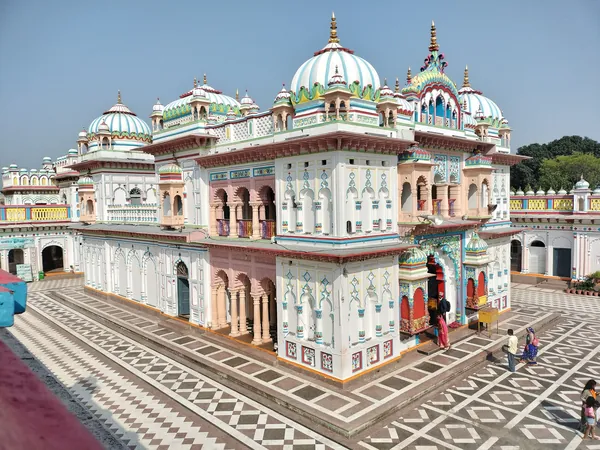 The inner shrine of Janaki Mandir