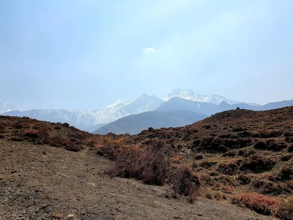 The peaks seen from near Muktinath
