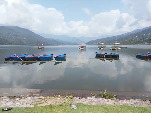 Phewa Lake on a calm morning