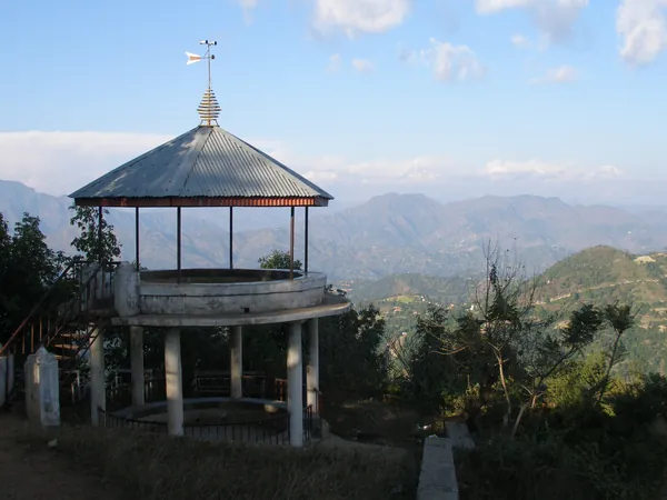 Viewpoint pavilion above Tansen